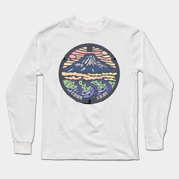 Fuji Long Sleeve T-Shirt by Bluesuiter 